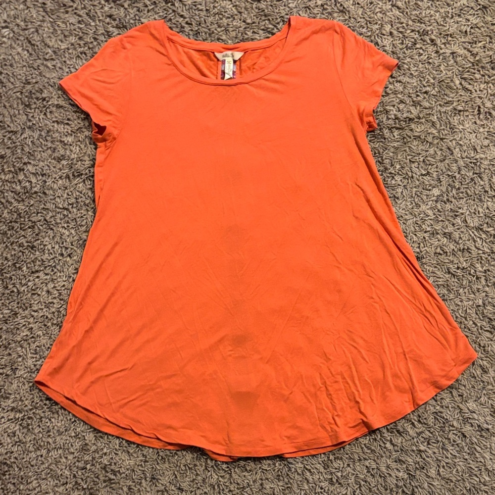 Matilda Jane Vibrant Coral Short Sleeve Tee